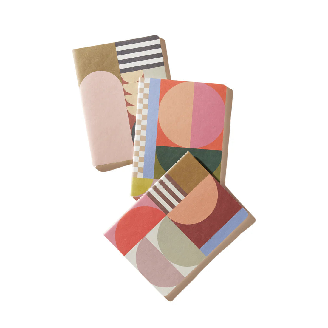 Flex Notebooks With Saddle Stitch Spine Set Of 3