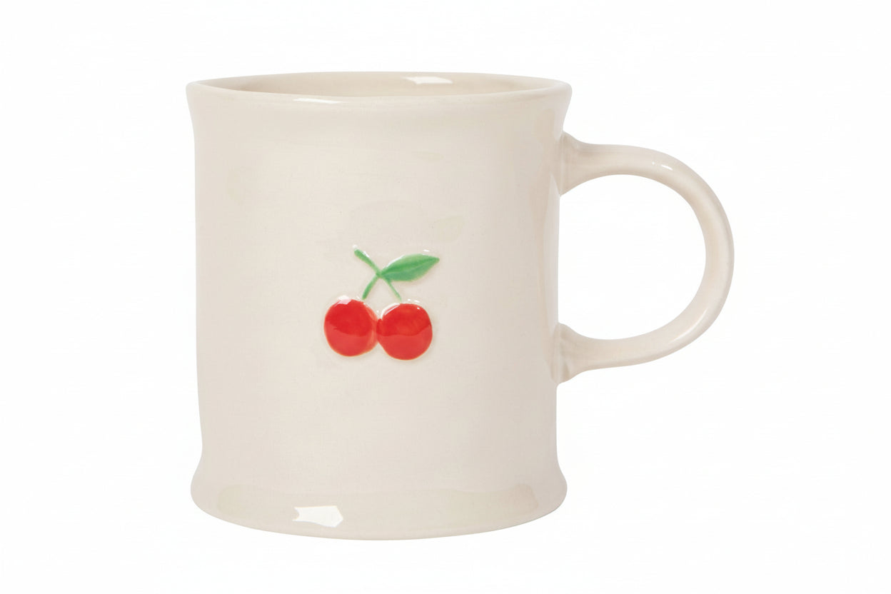 Cherry Embossed Mug