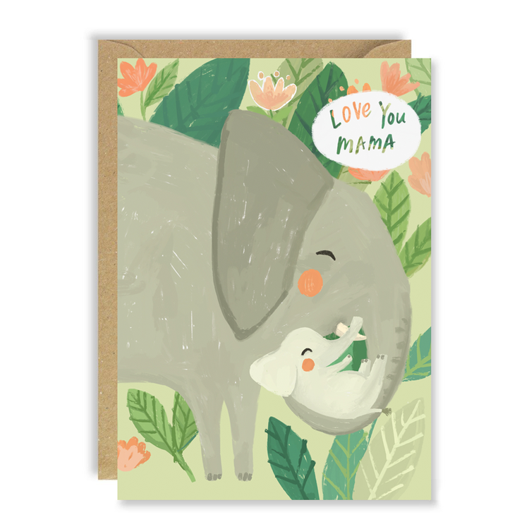 Elephant Mama Card