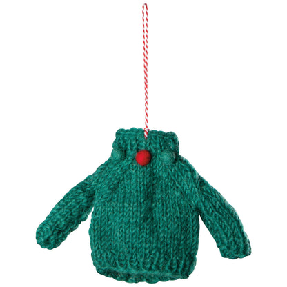 Merry Knitmas Felt Christmas Tree Ornaments