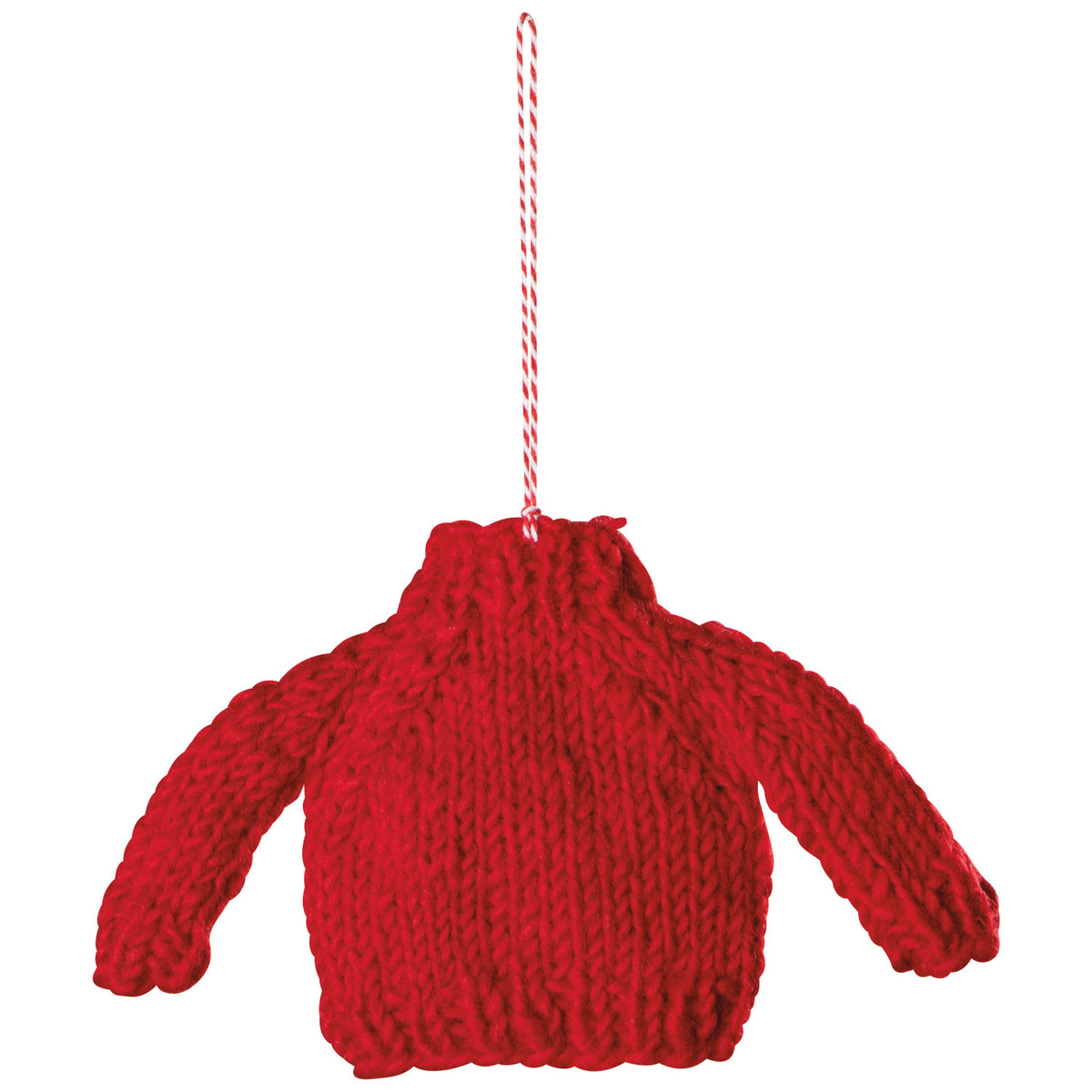 Merry Knitmas Felt Christmas Tree Ornaments