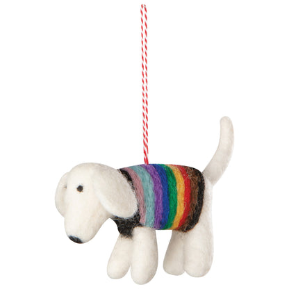 Love is Love Felt Christmas Tree Ornaments