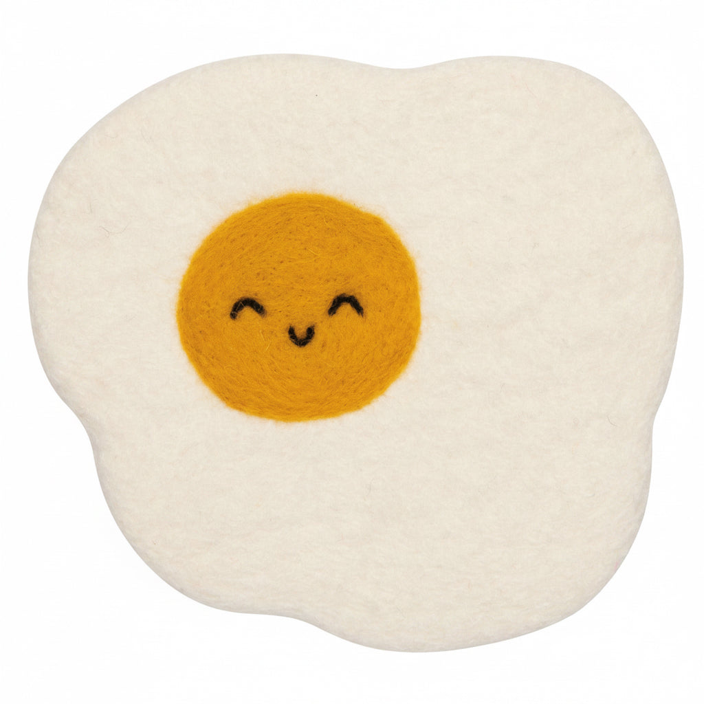 Egg Felted Wool Trivet