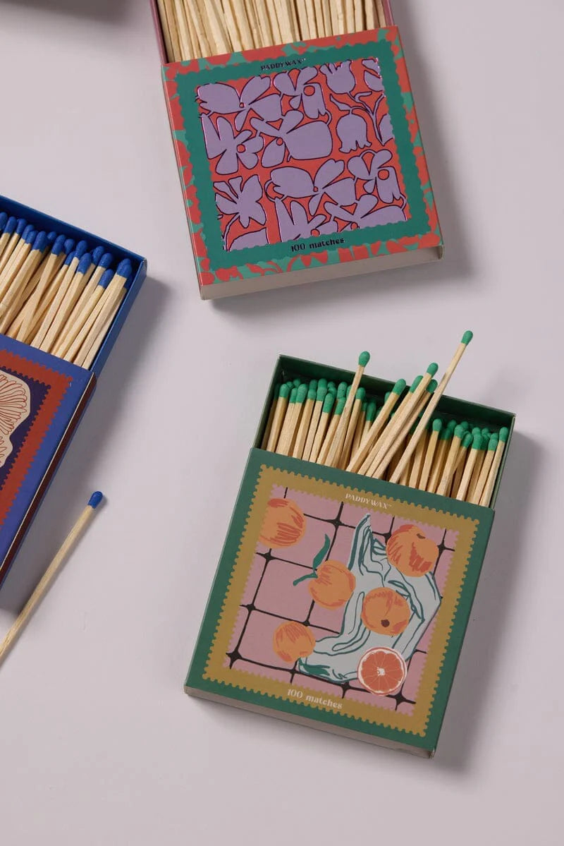 Jumbo Boxed Matches Oranges