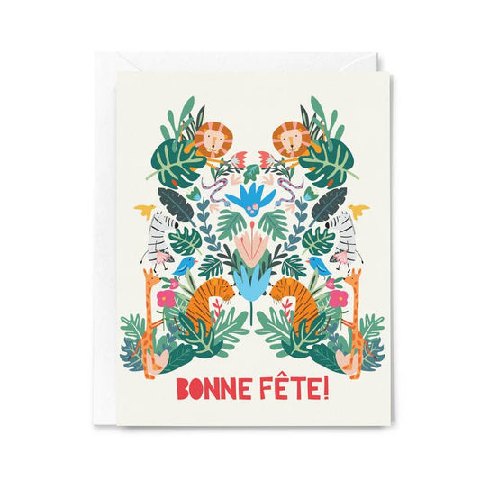 Joyeux anniversaire Quelle Jungle, La Dehors! Card