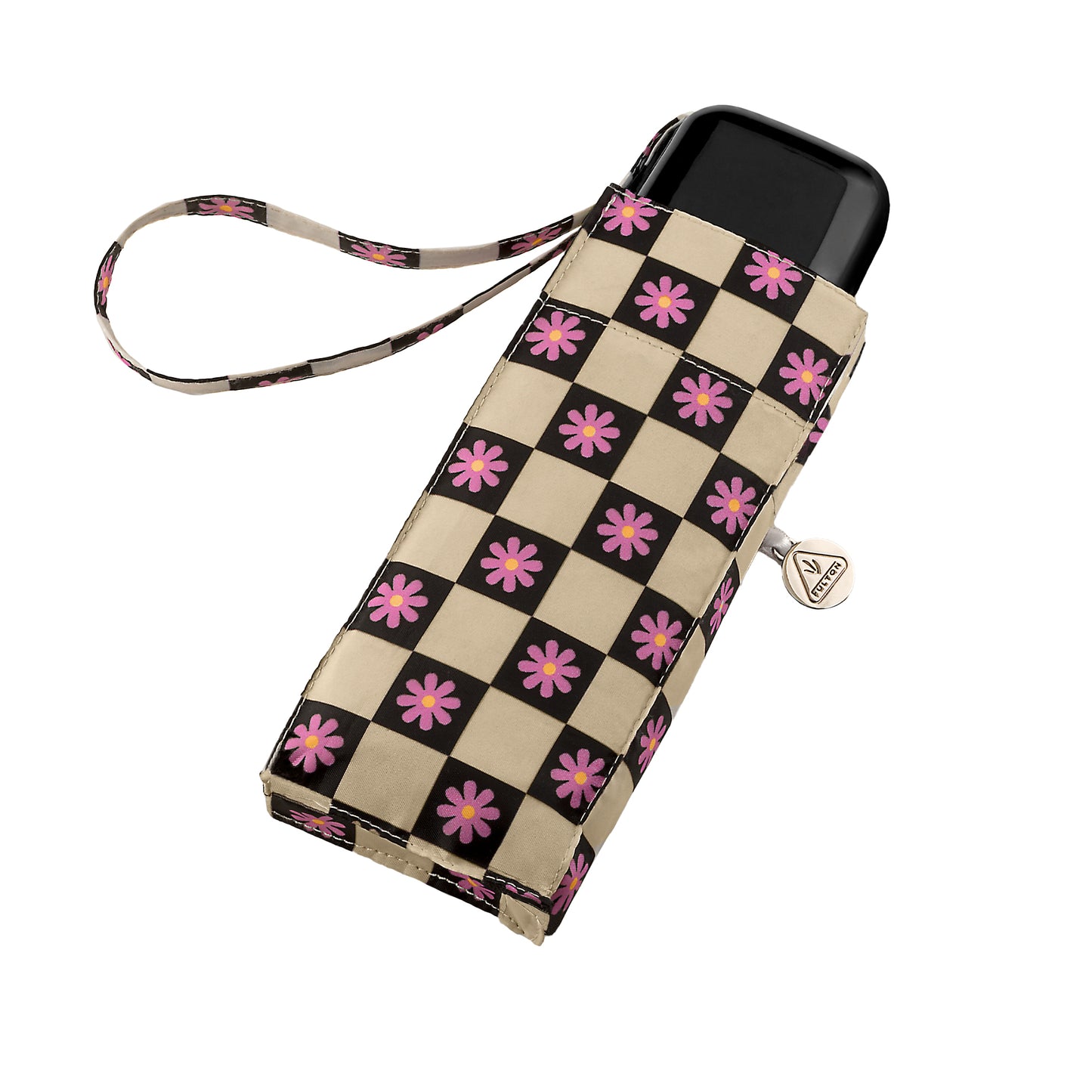 Tiny-2 Flower Check Umbrella