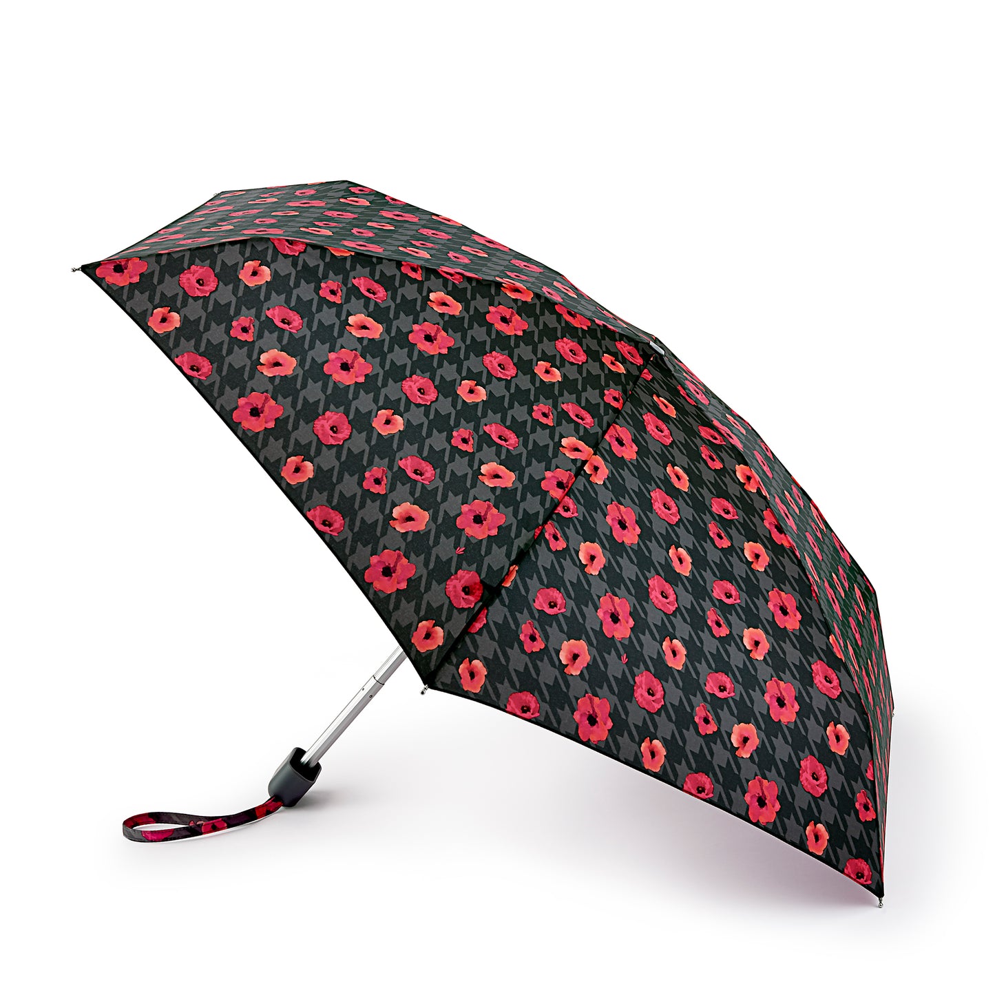 Tiny-2 Houndstooth Poppy Umbrella