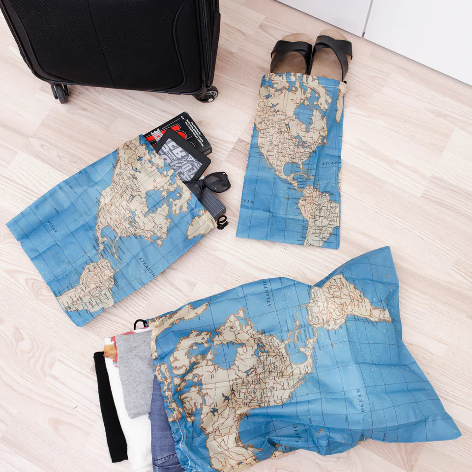 Travel Bag Set of 4 Maps