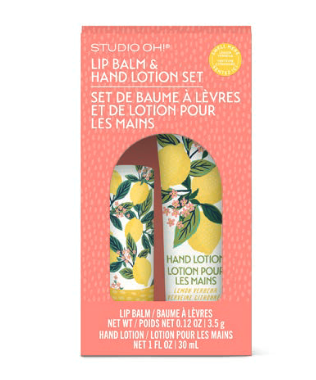 Lemon Tree Lip Balm & Hand Lotion Set