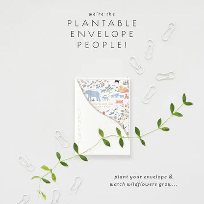 Lucky Baby Sprout Mini Greeting Card