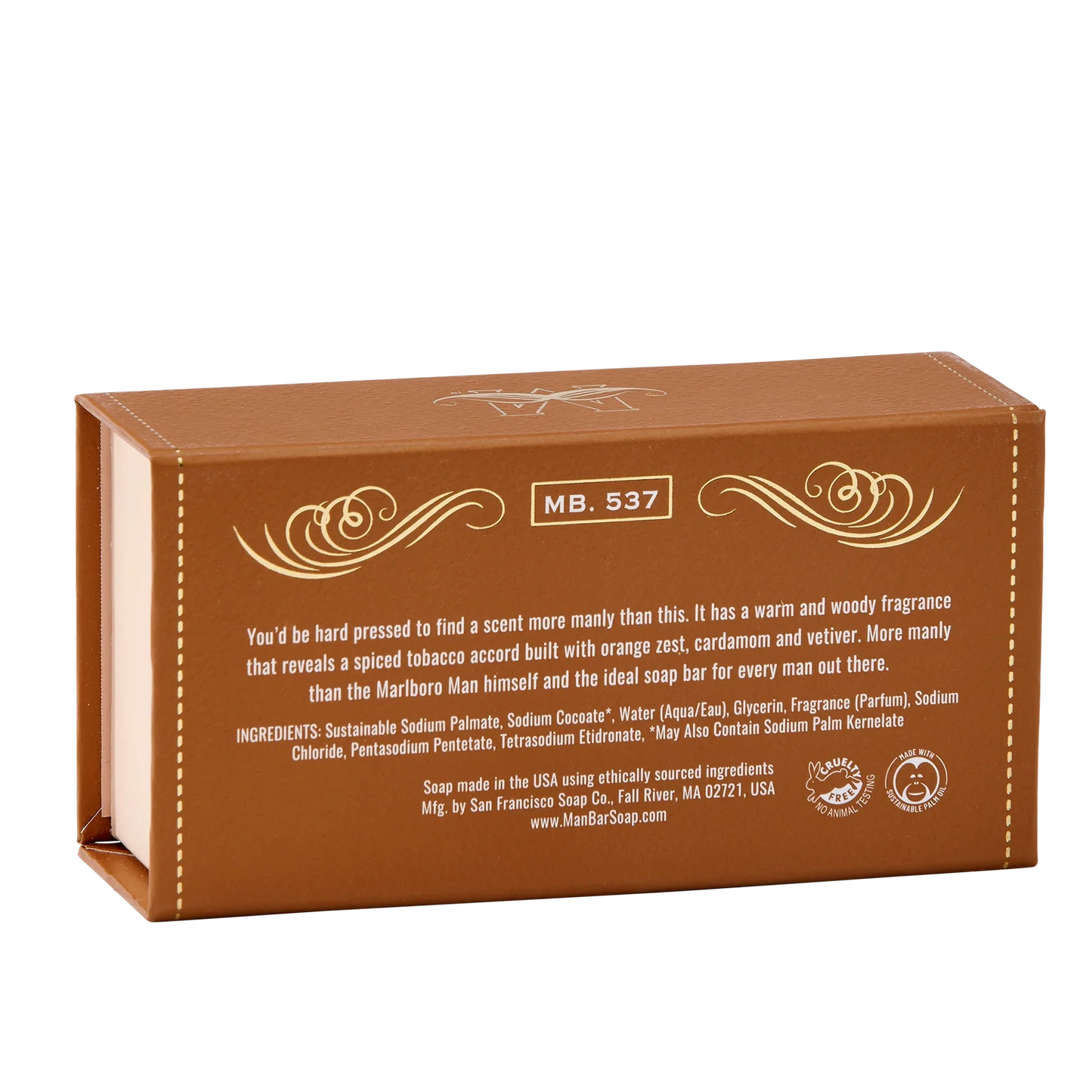Man Bar Moisture Rich Spiced Tobacco Soap