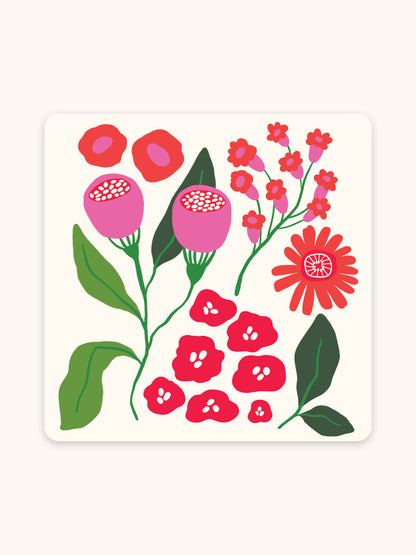 Botanical Bliss Mini Note Card Set with Stickers