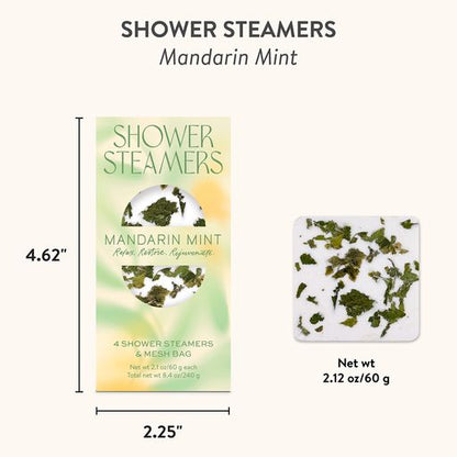 Mandarin Mint Shower Steamers