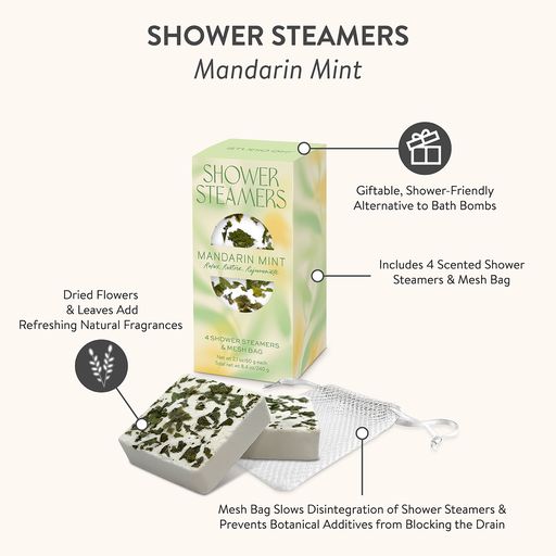 Mandarin Mint Shower Steamers