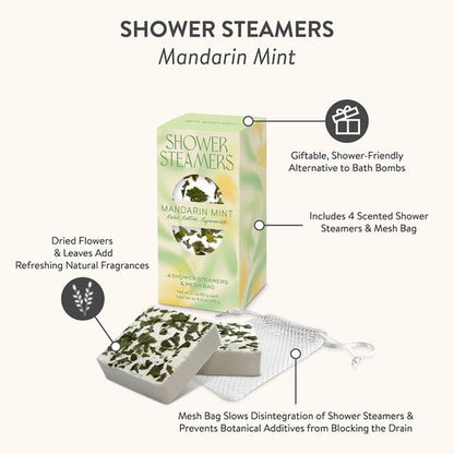 Mandarin Mint Shower Steamers