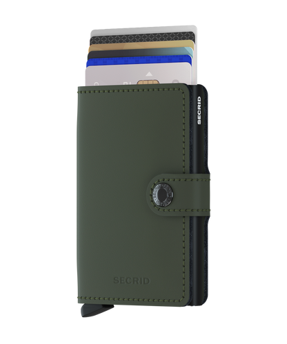 Miniwallet Matte Green Black