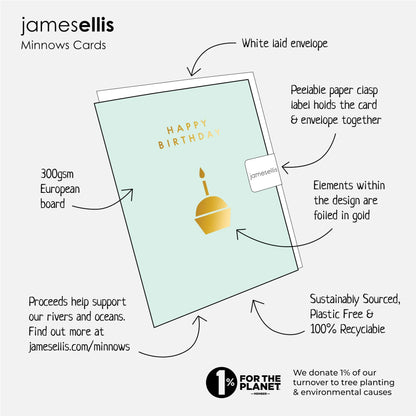 Birds & Flowers Mini Card