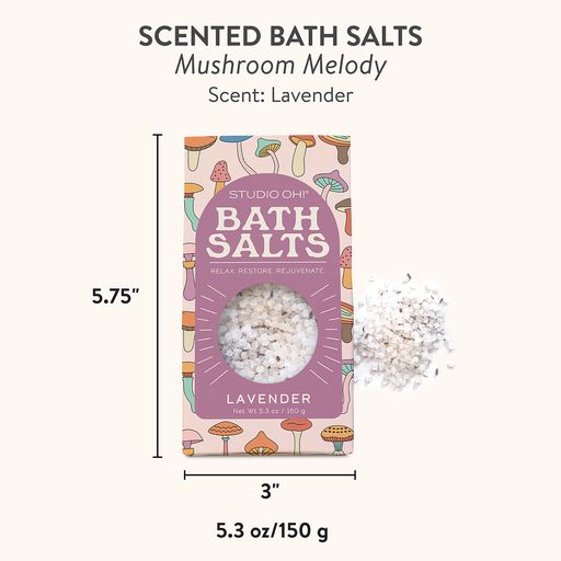 Mushroom Melody Scented Bath Salts
