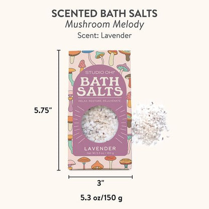 Mushroom Melody Scented Bath Salts