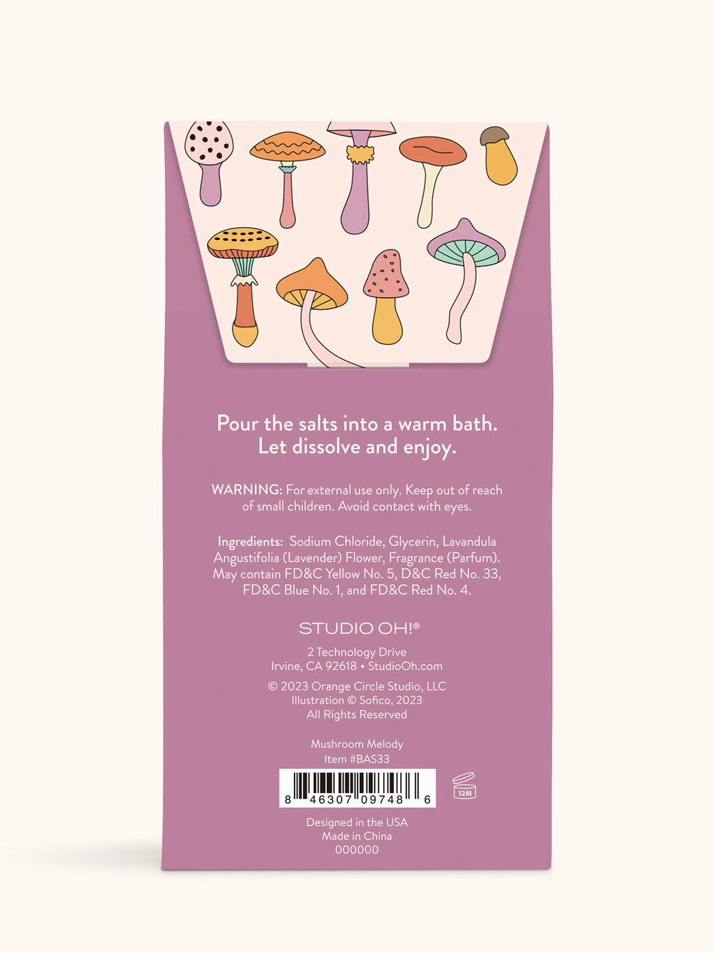 Mushroom Melody Scented Bath Salts