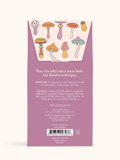 Mushroom Melody Scented Bath Salts