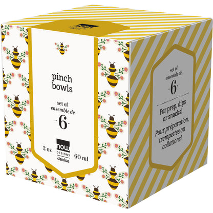 Bee Garden Pinch Bowls Set of 6