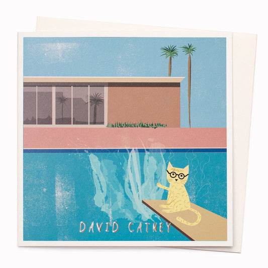 David Catney Art Pun Greeting Card