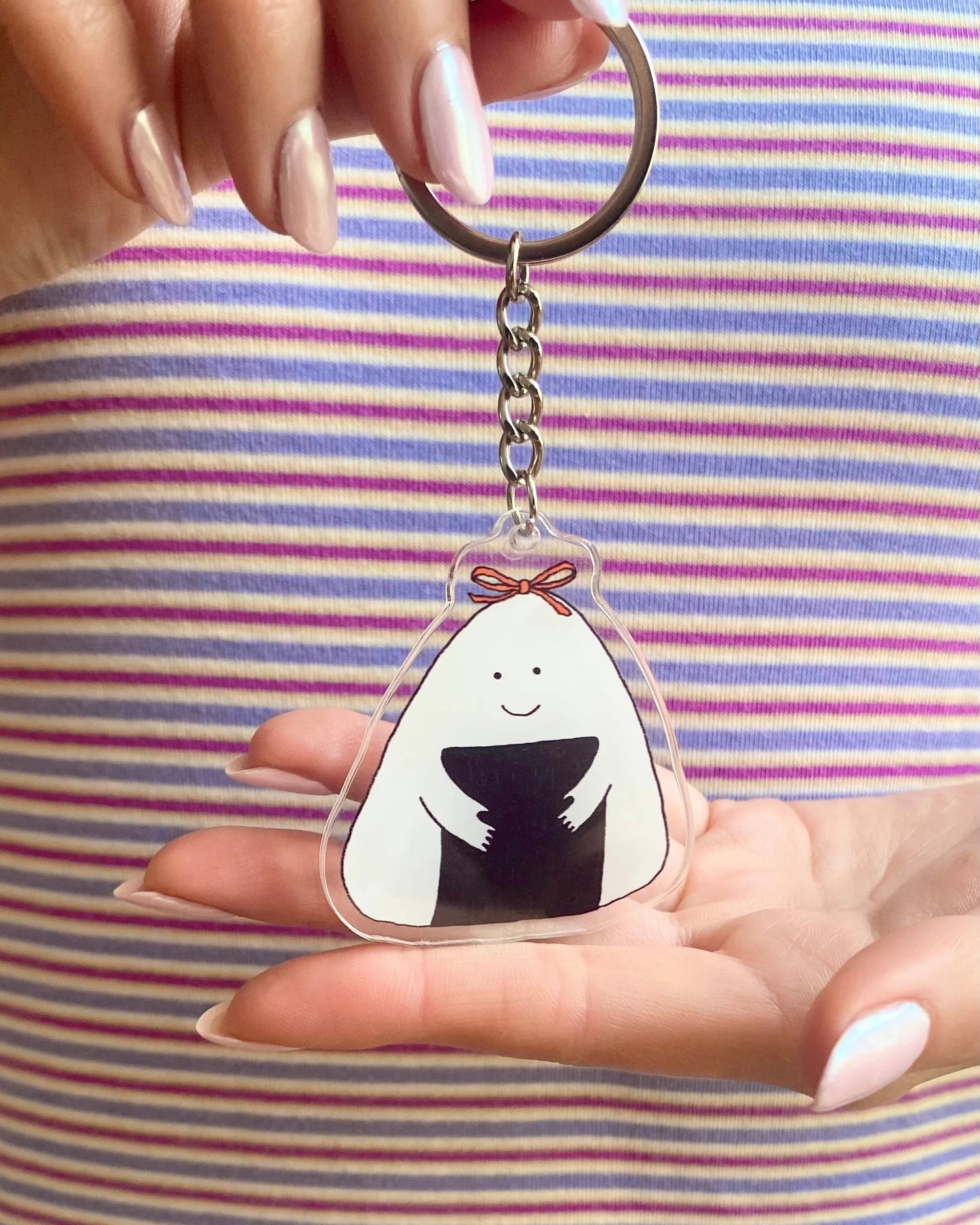 Onigirl Keychain