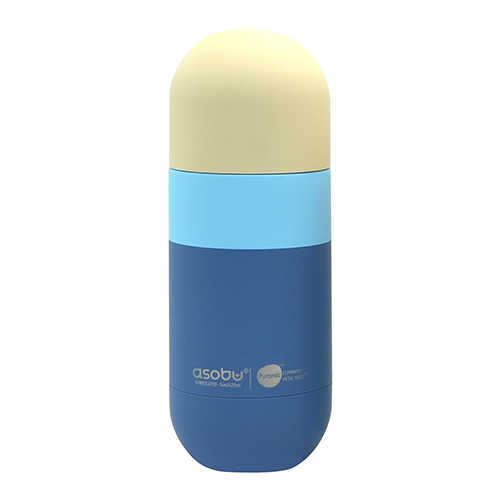 Orb Pastel Blue + Cream Water Bottle