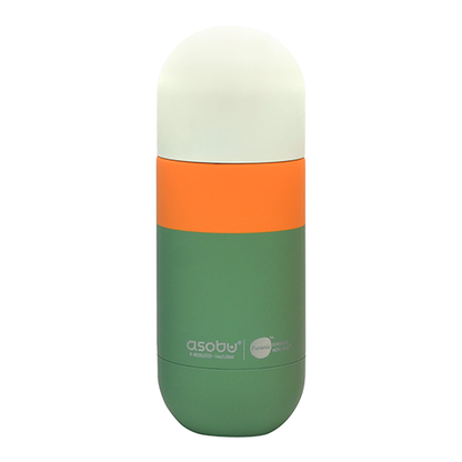 Orb Pastel Green + Cream Water Bottle