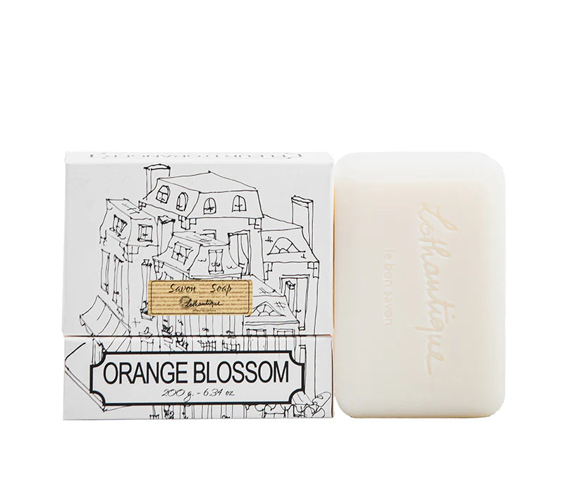 White Boxed Soap Bar Orange Blossom