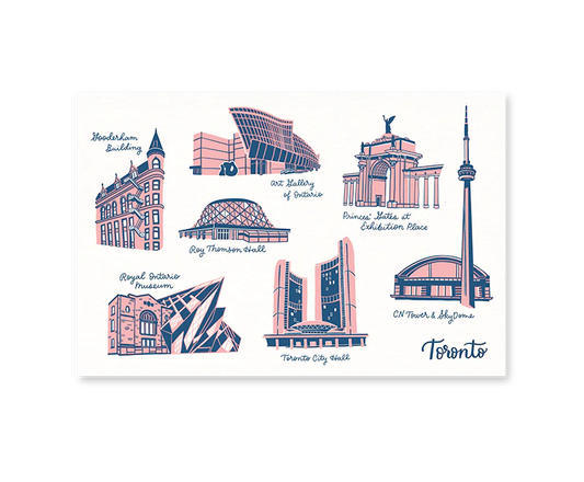 Postcard Toronto Landmarks