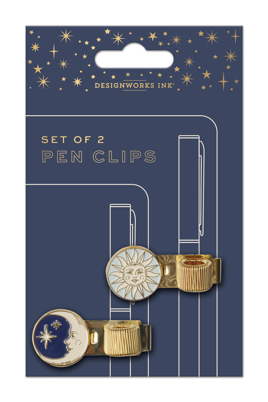 Pen Clips Celestial Set Of 2