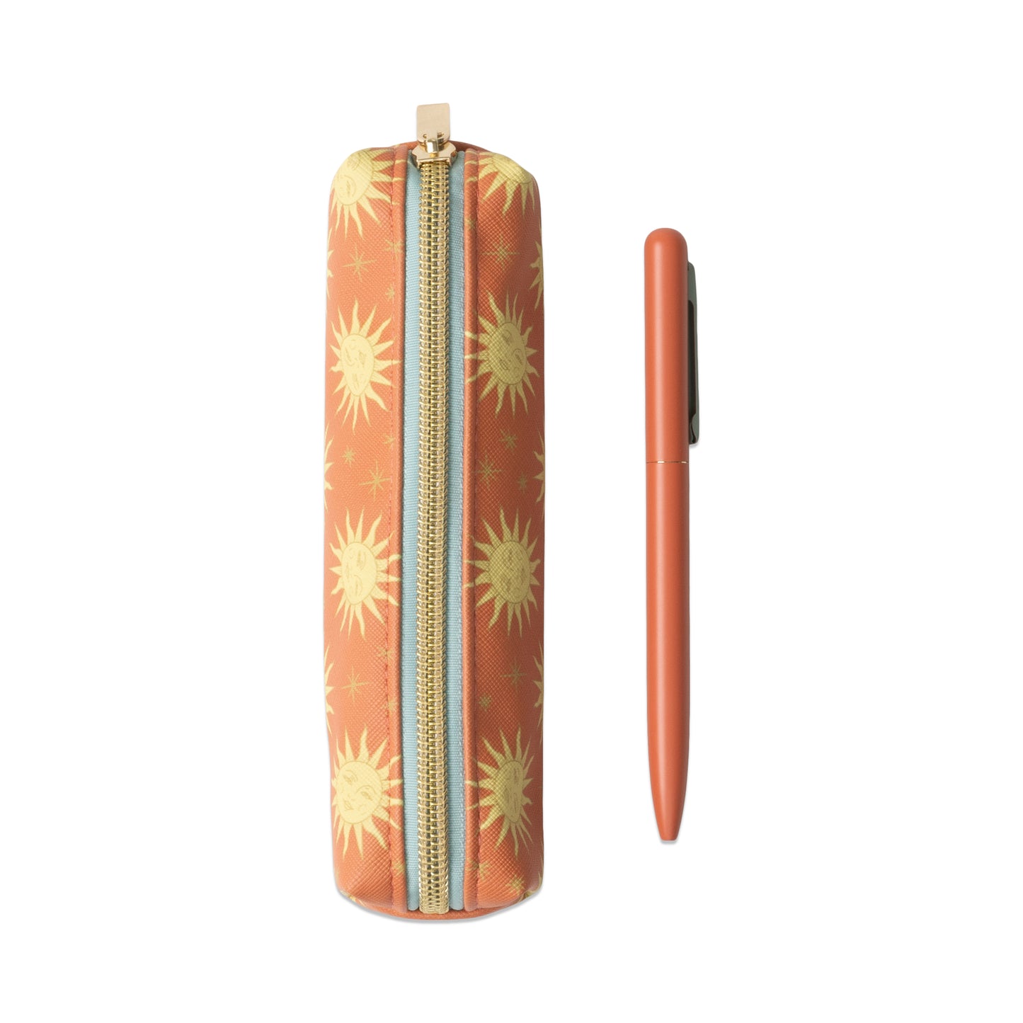 Pen & Pouch Set Terracotta Sun