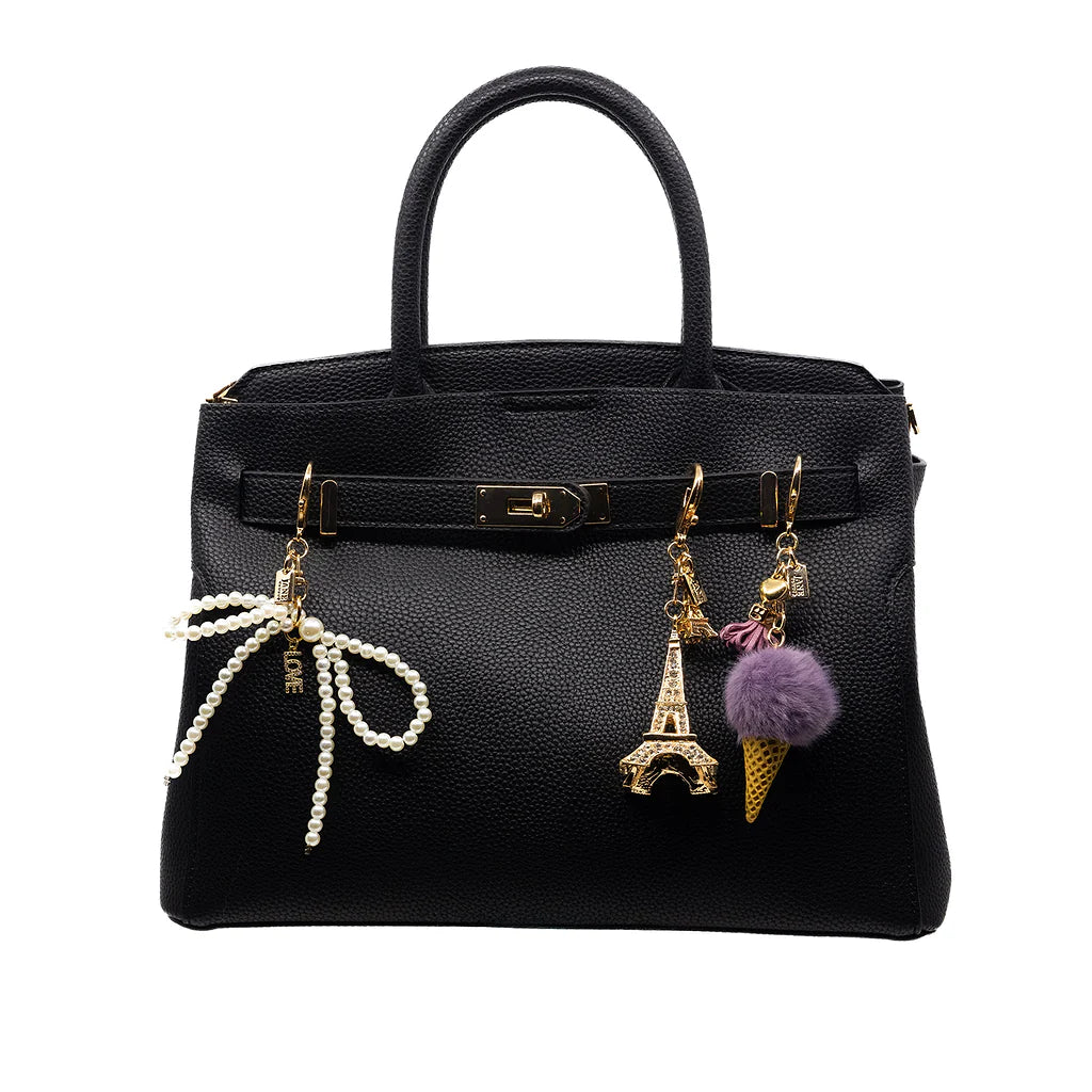 Pearl Bow Single Strand Charm