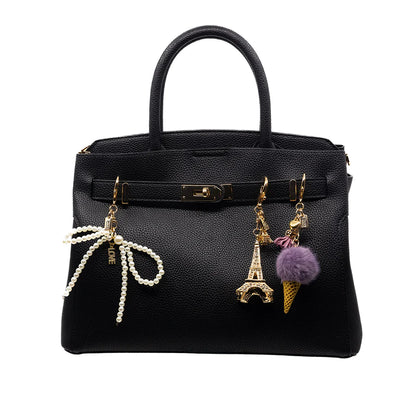 Pearl Bow Single Strand Charm