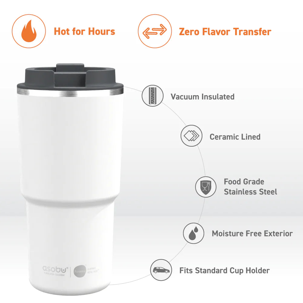 Pick Me Up Pastel Peach Tall Travel Mug