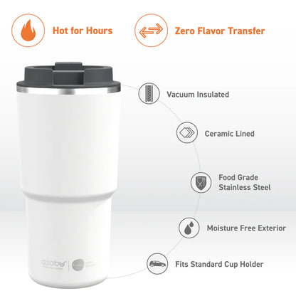 Pick Me Up Pastel Peach Tall Travel Mug