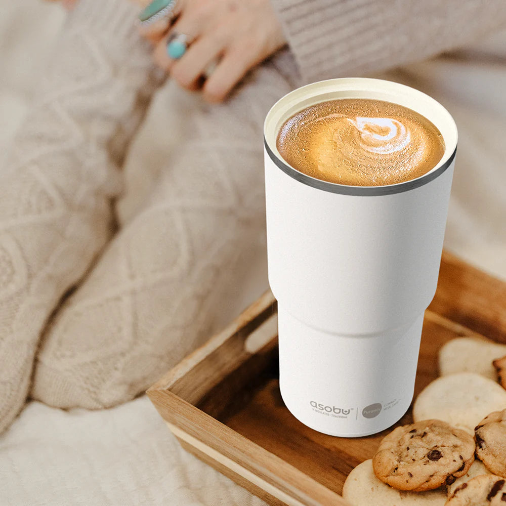 Pick Me Up Pastel Peach Tall Travel Mug