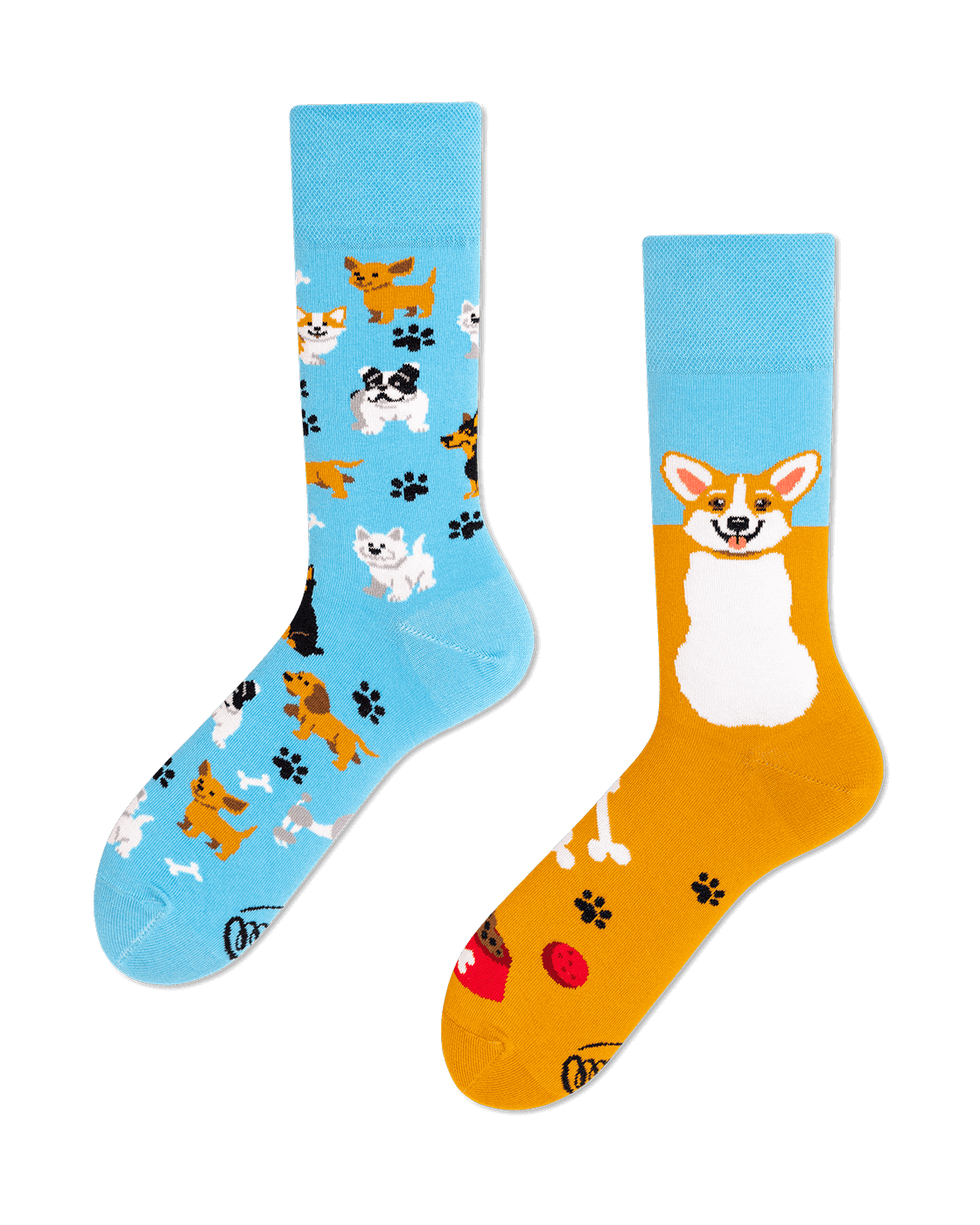 Playful Dog Crew Socks
