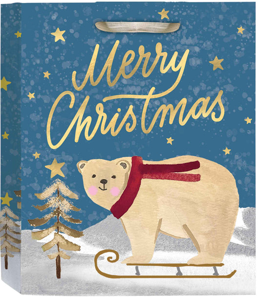 Polar Bear Playtime Medium Gift Bag