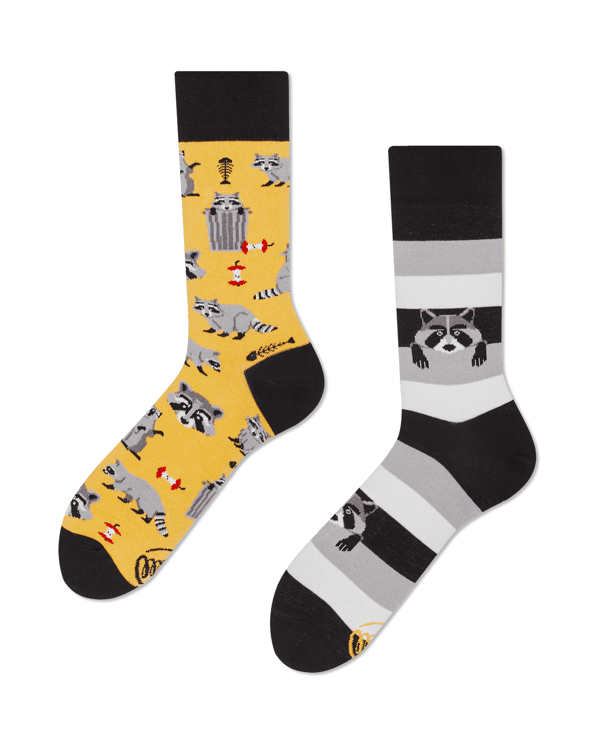 Raccoon Bandit Crew Socks