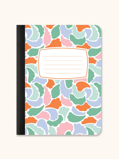 Rainbow Abstract Composition Book Duo
