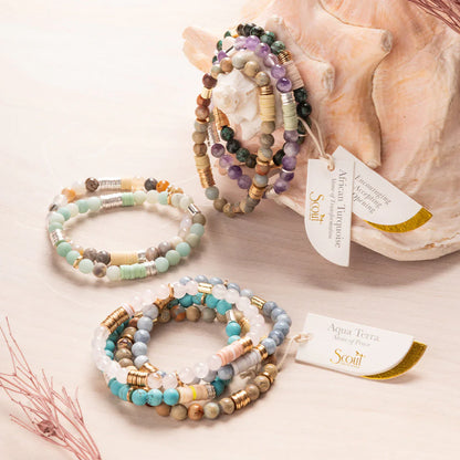 Intermix Stone Stacking Bracelet Turquoise