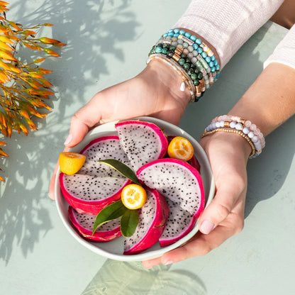 Intermix Stone Stacking Bracelet Turquoise