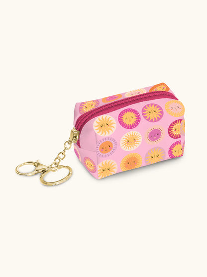 On The Sunny Side Keychain Pouch
