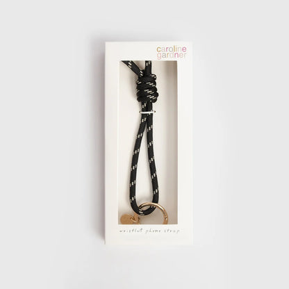 Black Cord Short Phone Strap