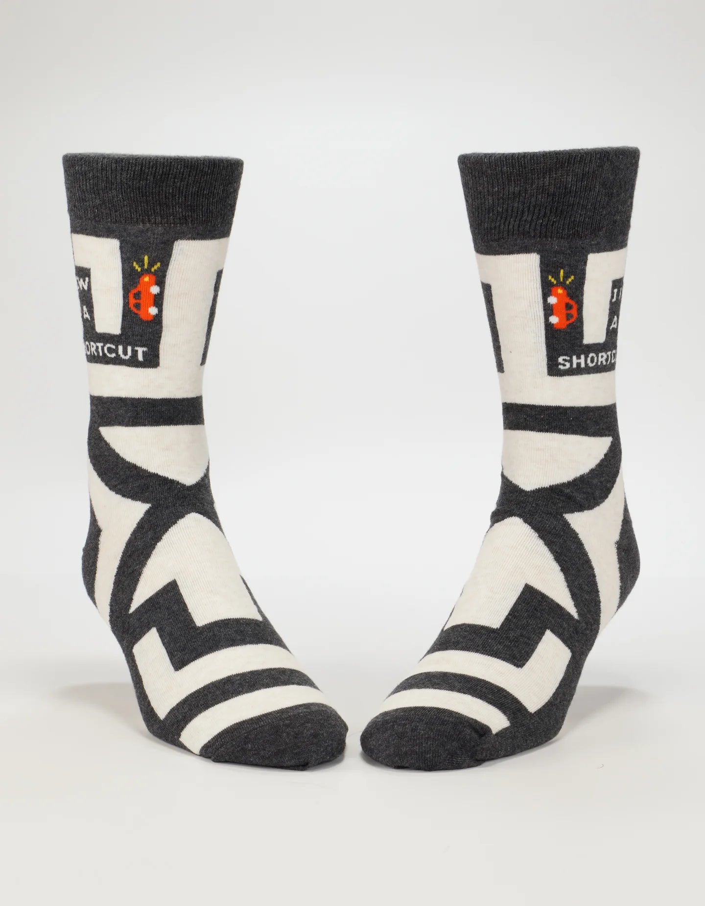 Men's Crew Socks I Know A Shortcut