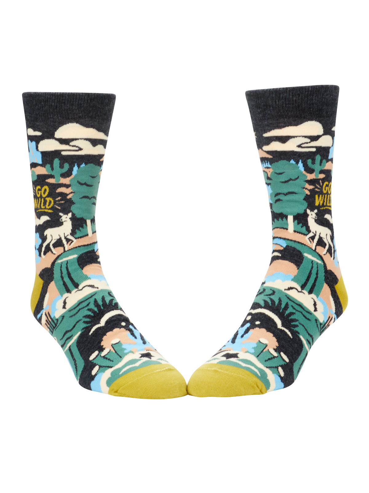 Men's Crew Socks Go Wild