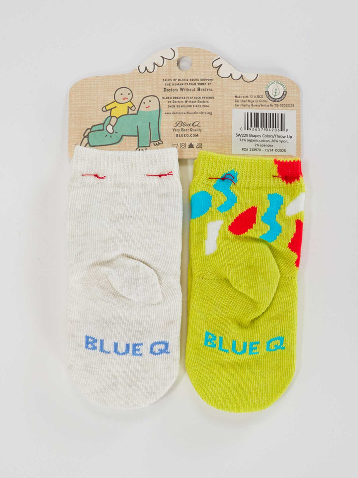 Baby Socks Shapes Colours / Throw up